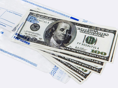 Valuables LARGE Cash Money 10 x Plastic Tamper Evident Note Bank Bags 