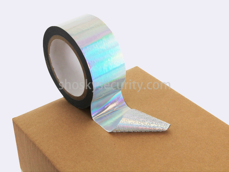 hologram no transfer packaging tape